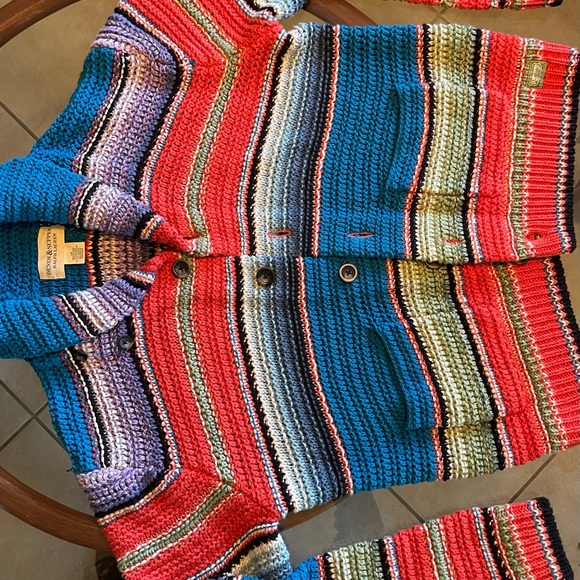 Ralph Lauren Denim and Supply Cotton and Linen Cardigan excellent comfy colorful - Picture 4 of 12